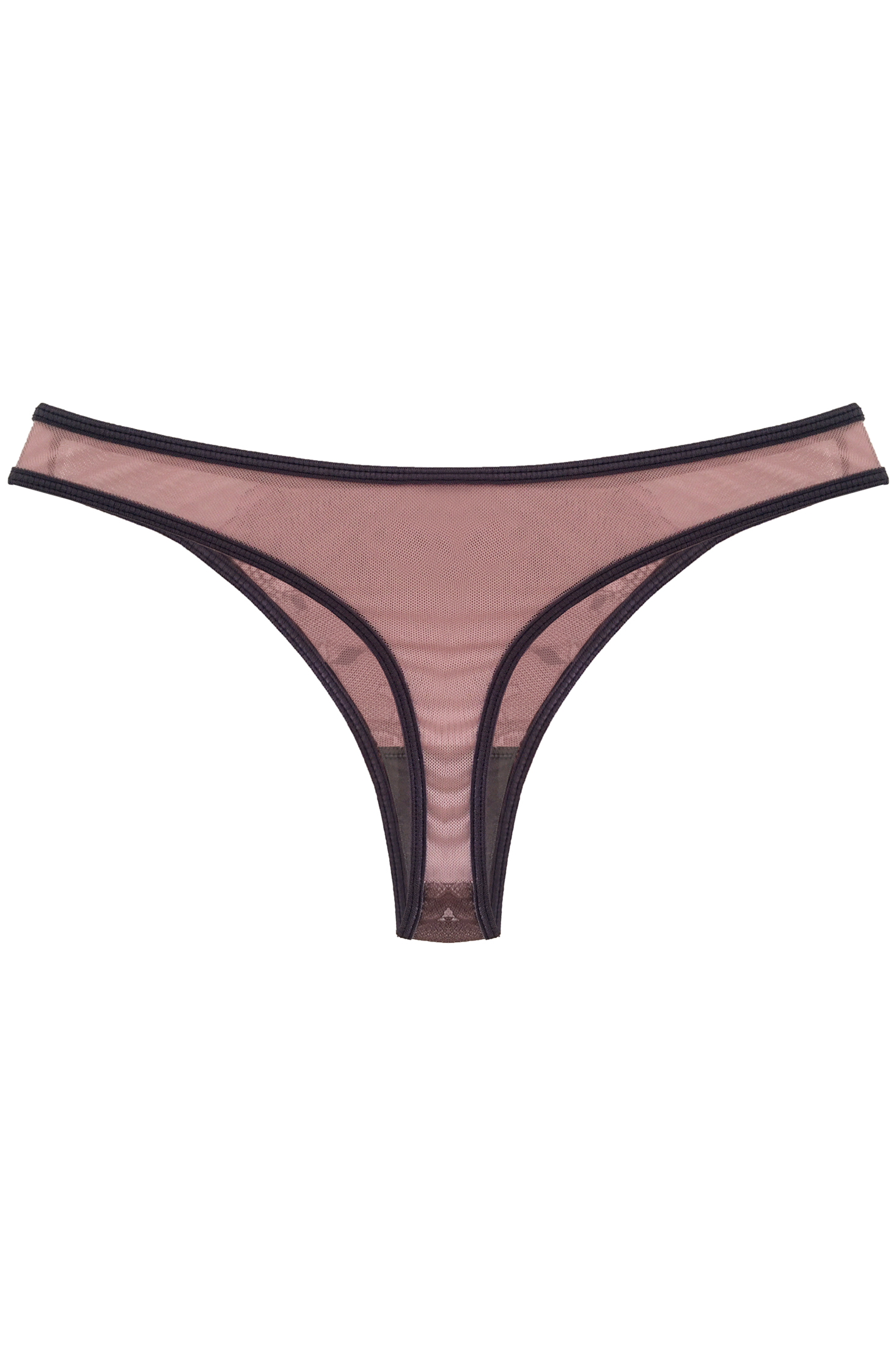 Lingerie Letters Dusty Pink & Grey Thong - Shop Underwear Online