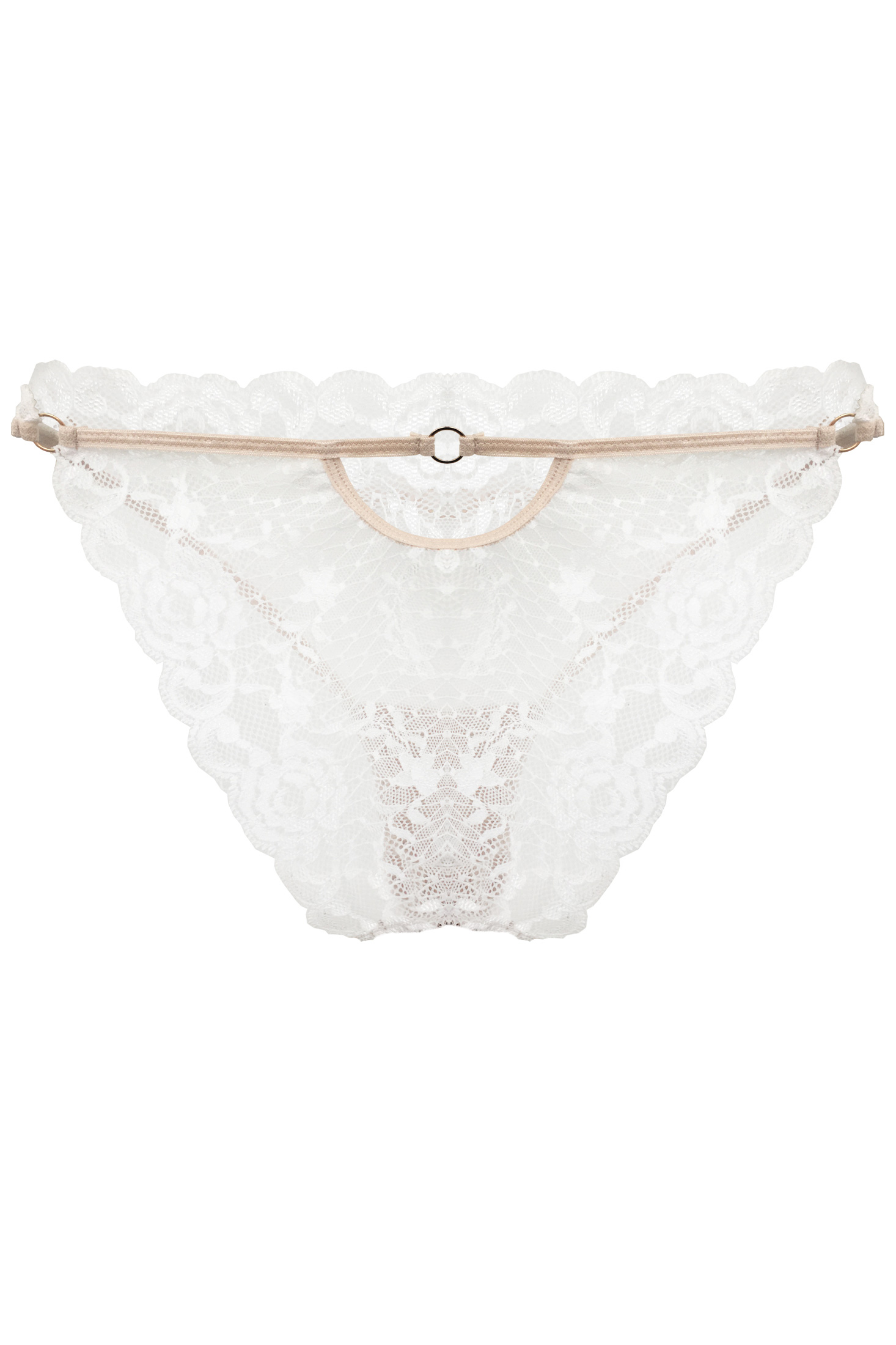 Lingerie Letters Cappuccino Brief - Women's Underwear Online