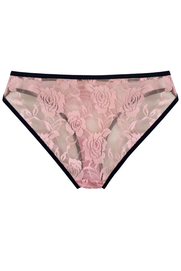 Lingerie Letters Pink Posie Brief. Shop Ladies' underwear designed and handmade with love in Cape Town, South African online.