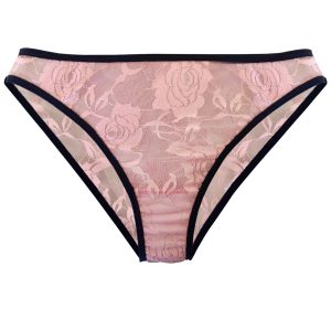 Lingerie Letters Pink Posie Brief. Shop Ladies' underwear designed and handmade with love in Cape Town, South African online.