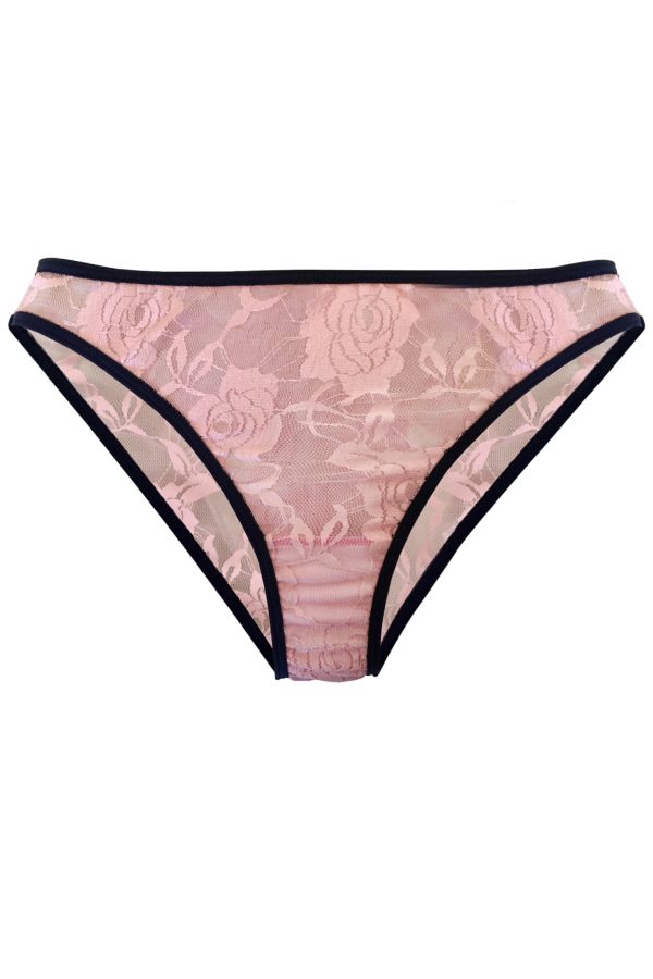 Lingerie Letters Pink Posie Brief. Shop Ladies' underwear designed and handmade with love in Cape Town, South African online.