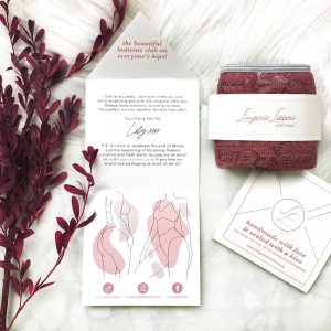 Lingerie Letters Monthly Knicker Subscription