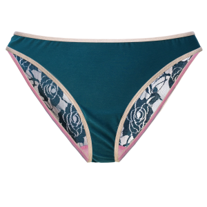 LINGERIE LETTERS EMERALD BRIEF