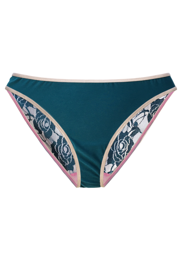 LINGERIE LETTERS EMERALD BRIEF